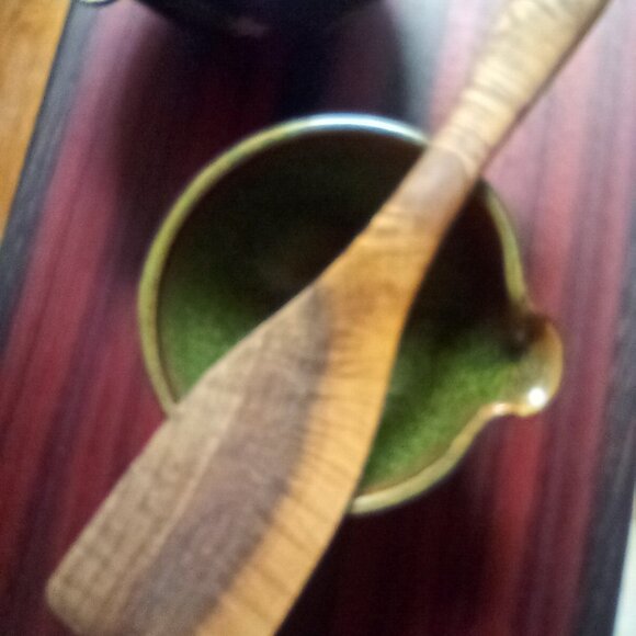 FoggyBayStudio Oregon/No.Ca. Myrtle spatula. Wood cooking utensil. - Picture 5 of 5